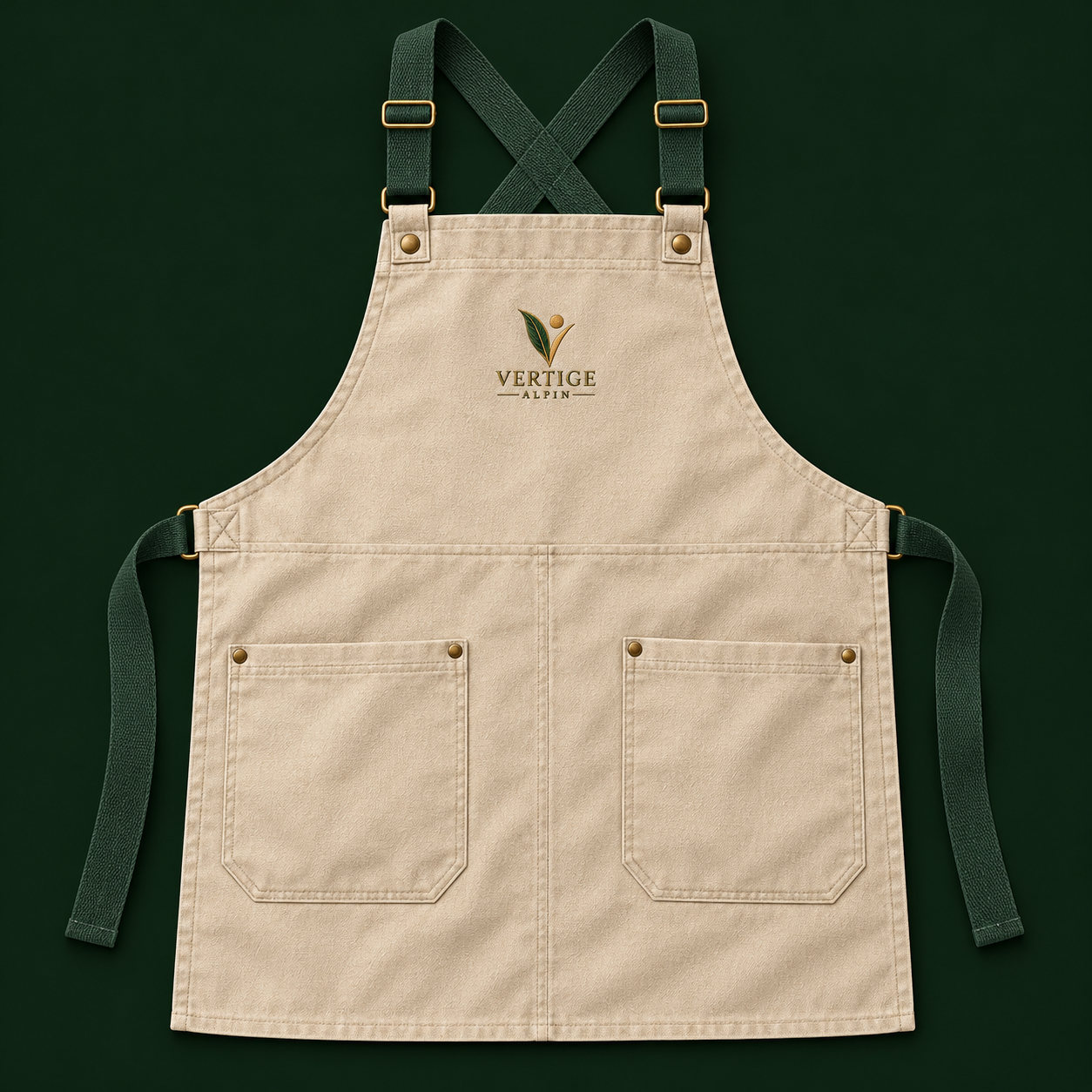 The garden apron — illustrative visual